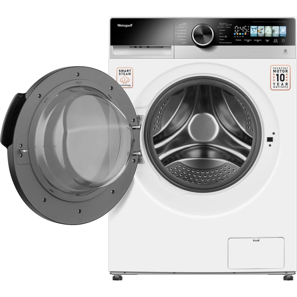 Изображение товара Стиральная машина Weissgauff WMD 45148 Color Touch Inverter Steam 439644