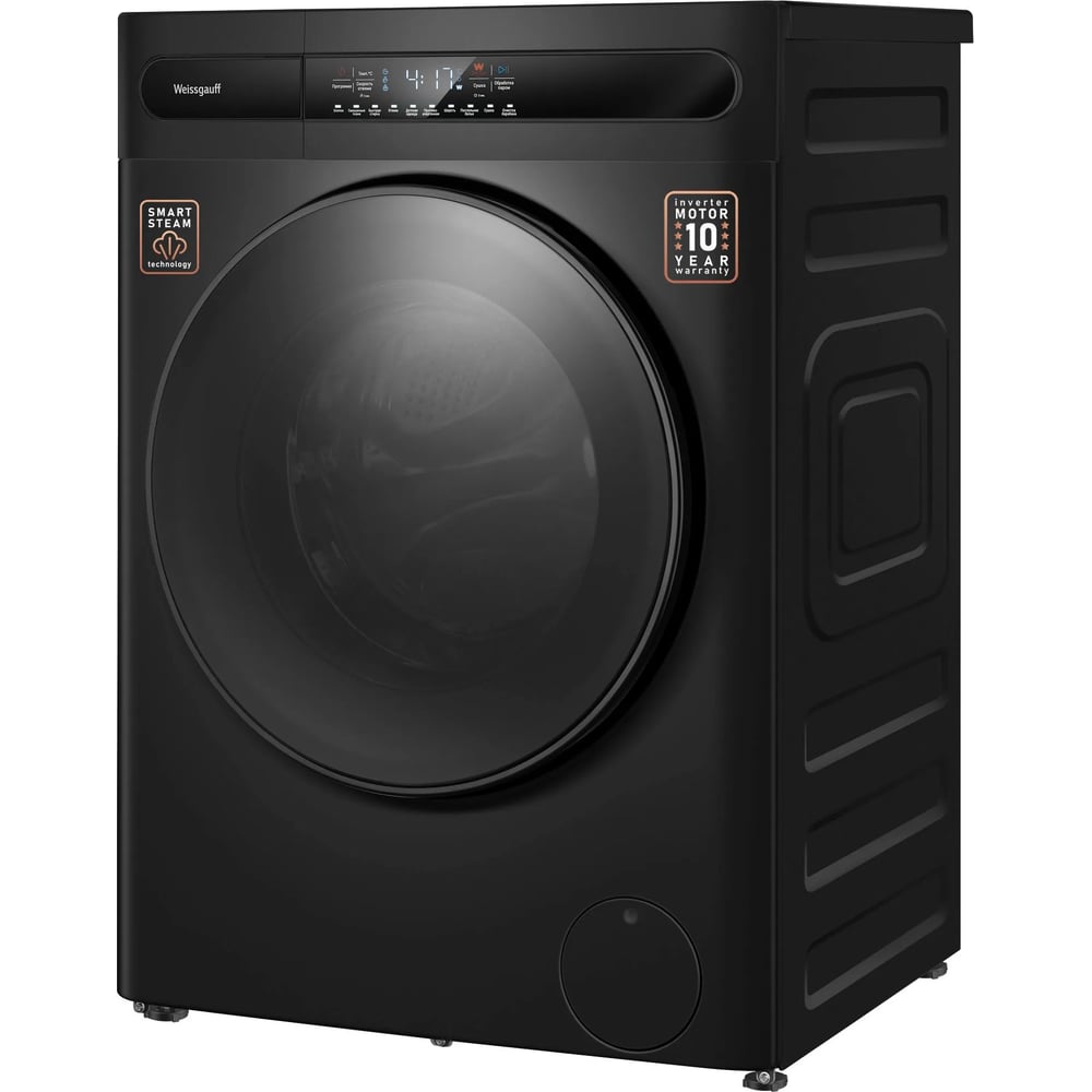 Стиральная машина Weissgauff WMD 46148 DC Inverter Steam Black 439118