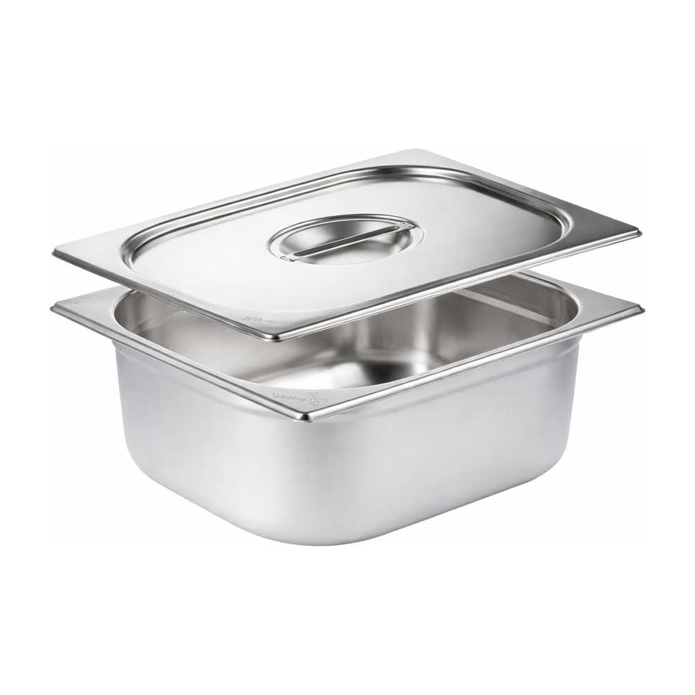 Изображение товара Гастроемкость ТТ-Урал GN 1/2-150 мм с крышкой, нержавеющая сталь УТ-00003919+крышка