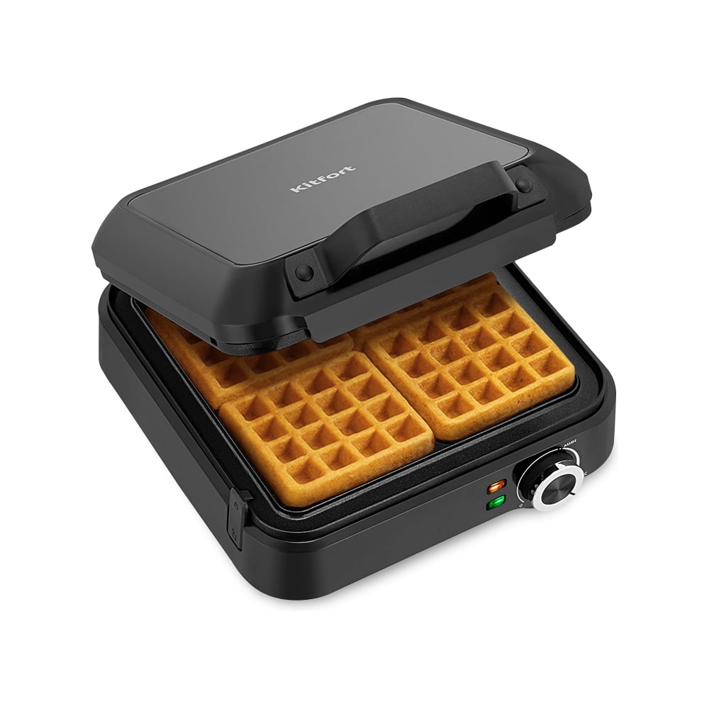 Изображение товара Вафельница KITFORT КТ-5606 с одной формой и механической панелью управления