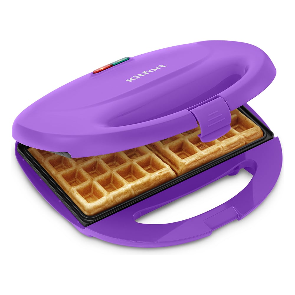 Изображение товара Вафельница KITFORT KT-4685 Вафельница для настольного применения, розовый