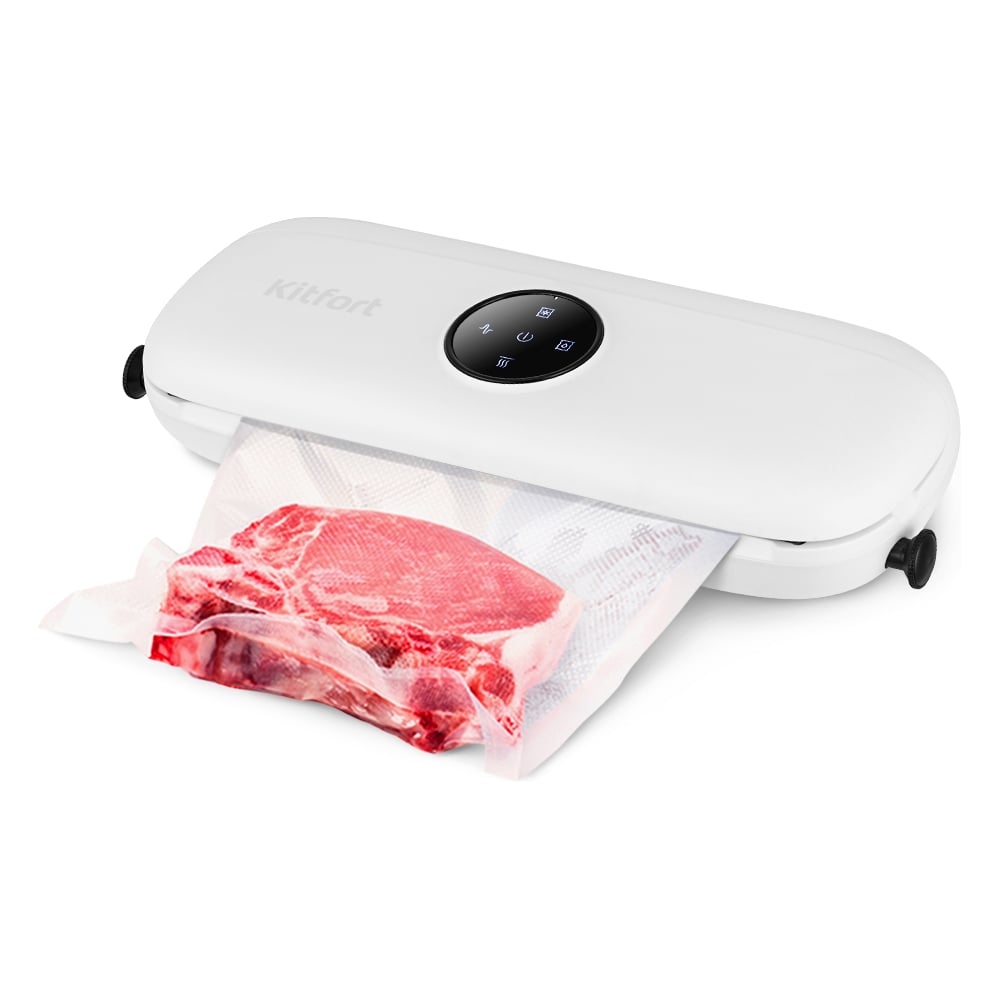 Изображение товара Вакууматор KITFORT КТ-1549 Компактный с вакуумом 0,65 бар и сварным швом 3 мм