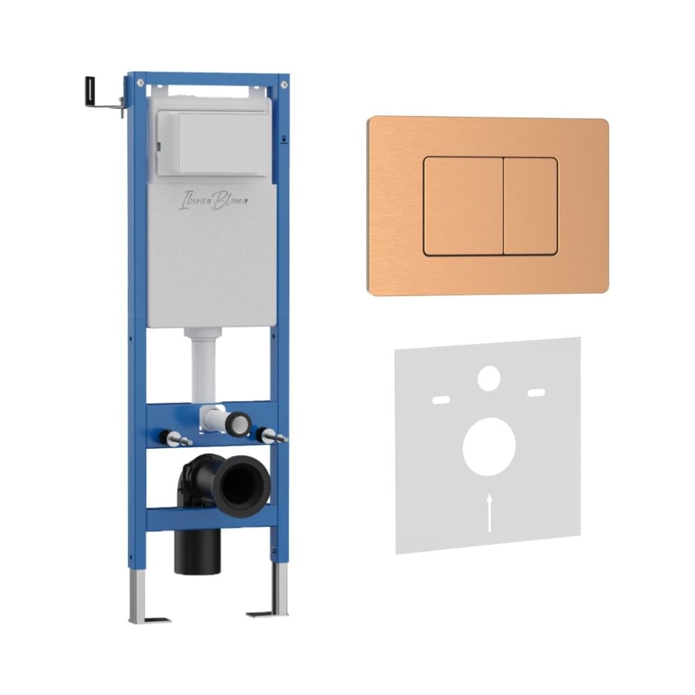 Изображение товара Установка INOX-C IBERICA BLANCA 1140 мм розовое золото