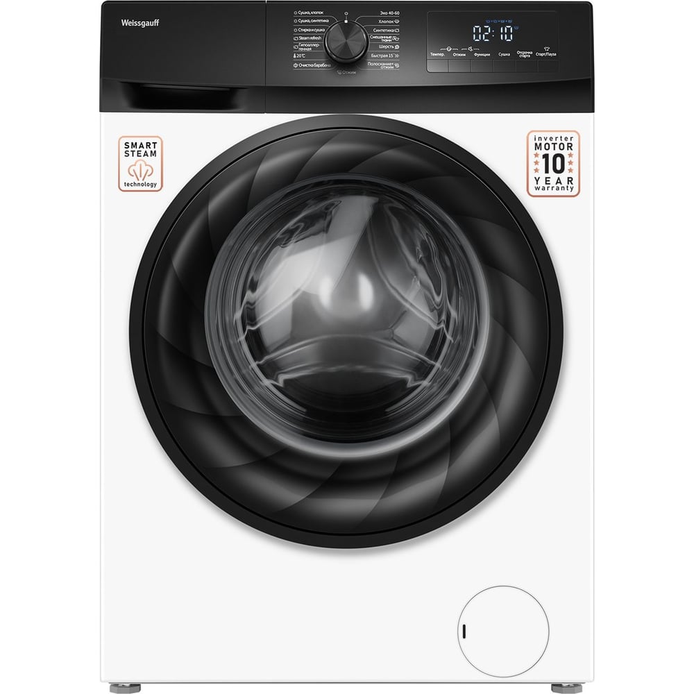 Изображение товара Стиральная машина Weissgauff WMD 6148 DC Inverter Steam 430648