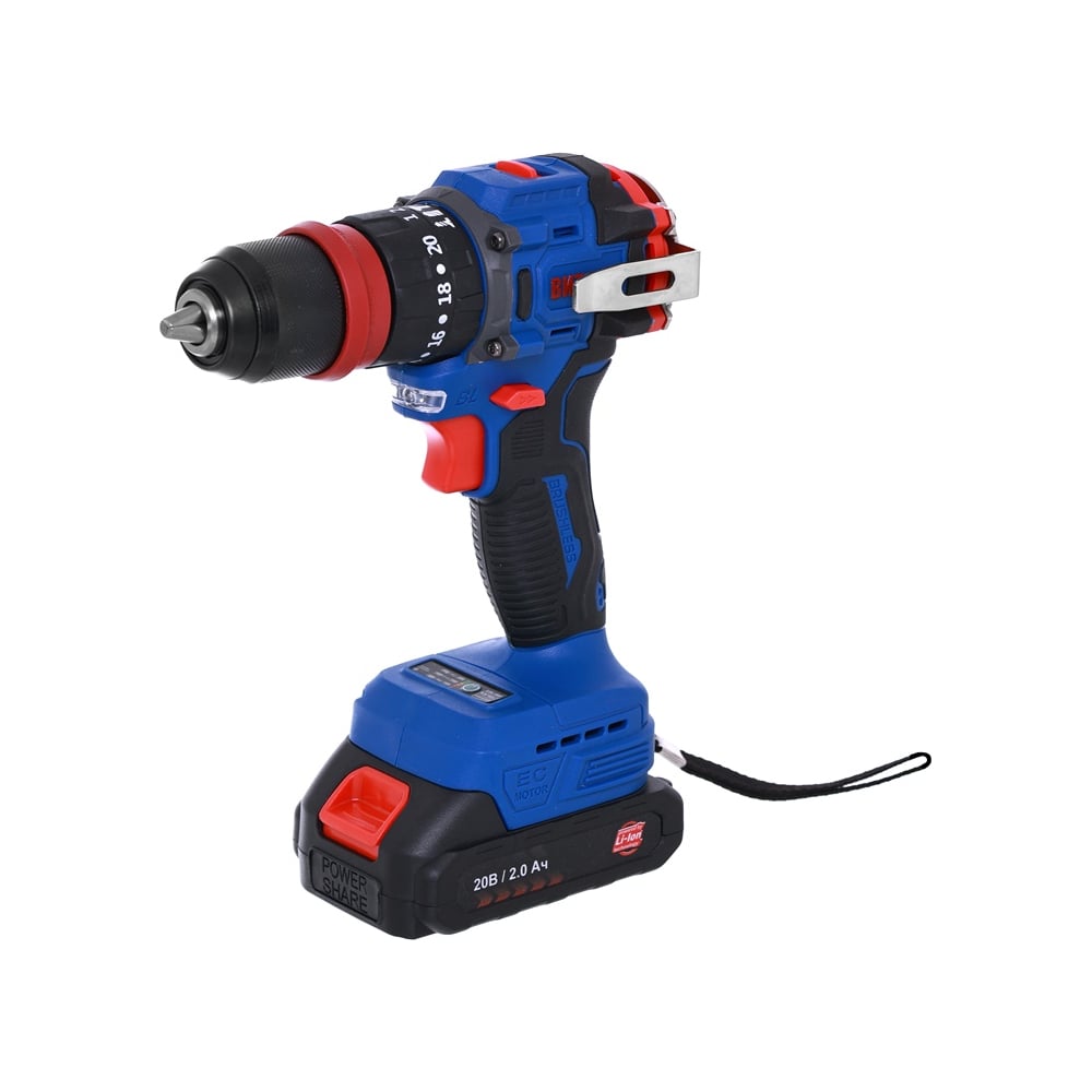 Изображение товара Дрель-шуруповерт аккумуляторная Витязь ДА-2020-У13М БСП 18012030К