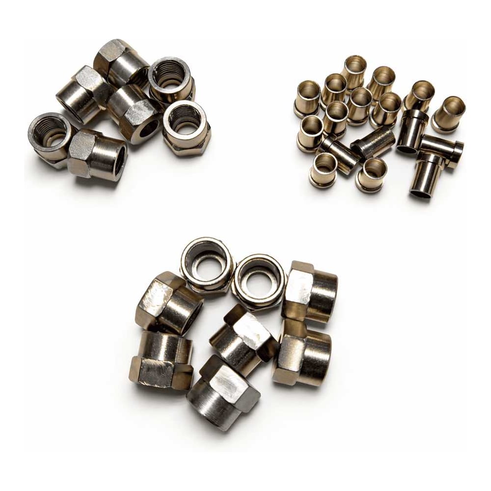 Изображение товара Набор съемных резьбовых гаек и ниппелей для гидравлических трубок HEIBERG Ø6 000КГВ6 Изображение товара Набор съемных резьбовых гаек и ниппелей для гидравлических трубок HEIBERG Ø6 000КГВ6