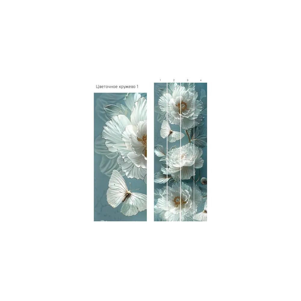 Изображение товара Панель КронаПласт Unique Цветочное кружево 2700×250×8 мм Изображение товара Панель КронаПласт Unique Цветочное кружево 2700×250×8 мм