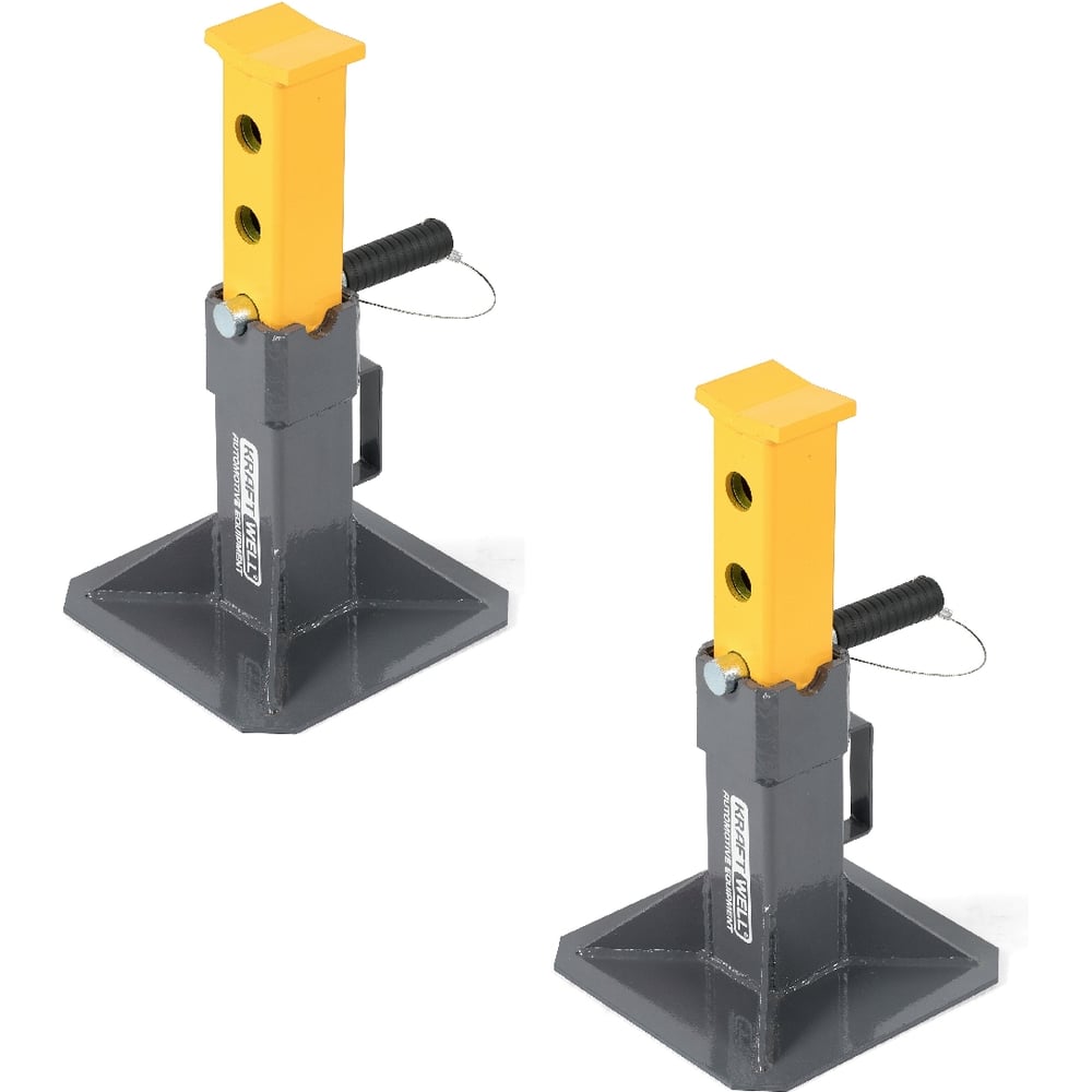 Изображение товара Стойка опорная KraftWell г/п 22 т. высота 315-500 мм, комплект 2 шт. арт. STATTO 22