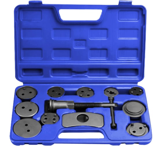 Изображение товара Набор для обслуживания тормозных цилиндров MEGATOOLS 12 предметов MT-65802A(64470)