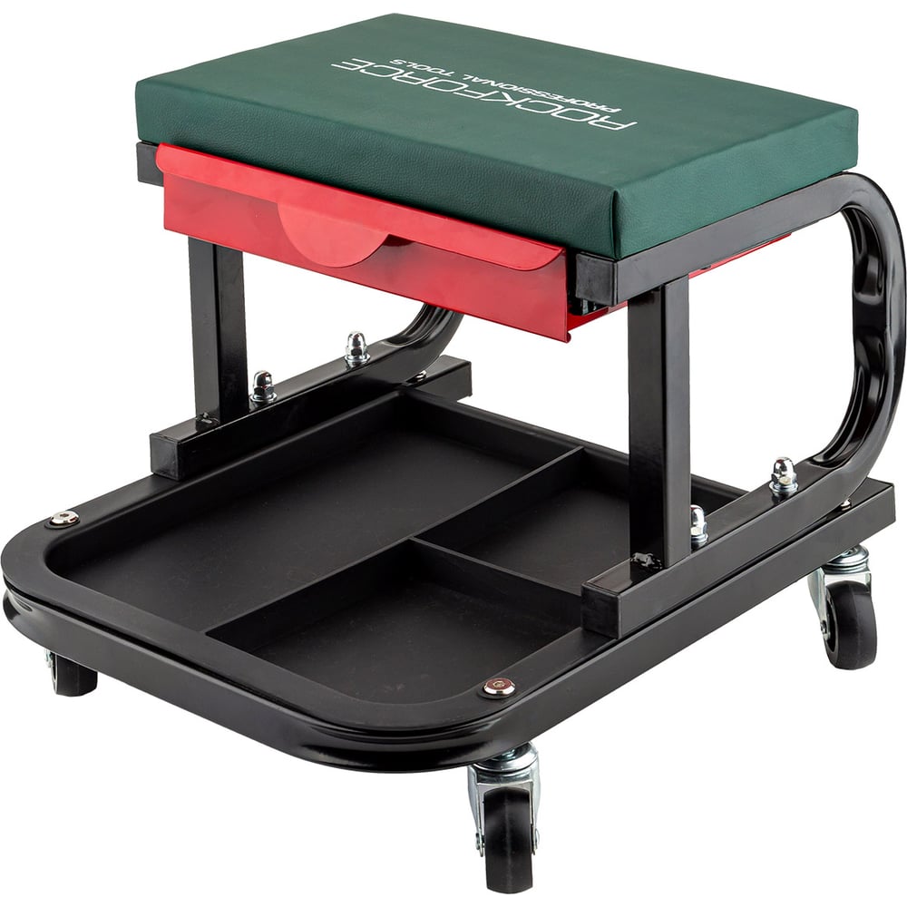 Изображение товара Стул слесарный передвижной с инструментальной полкой Rockforce RF-TR6301(61974)