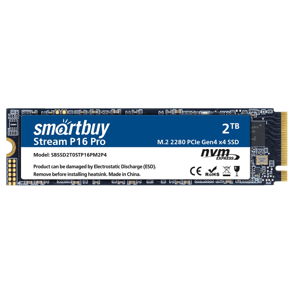 Изображение товара SSD Smartbuy Stream P16 Pro 2TB NVMe PCIe4