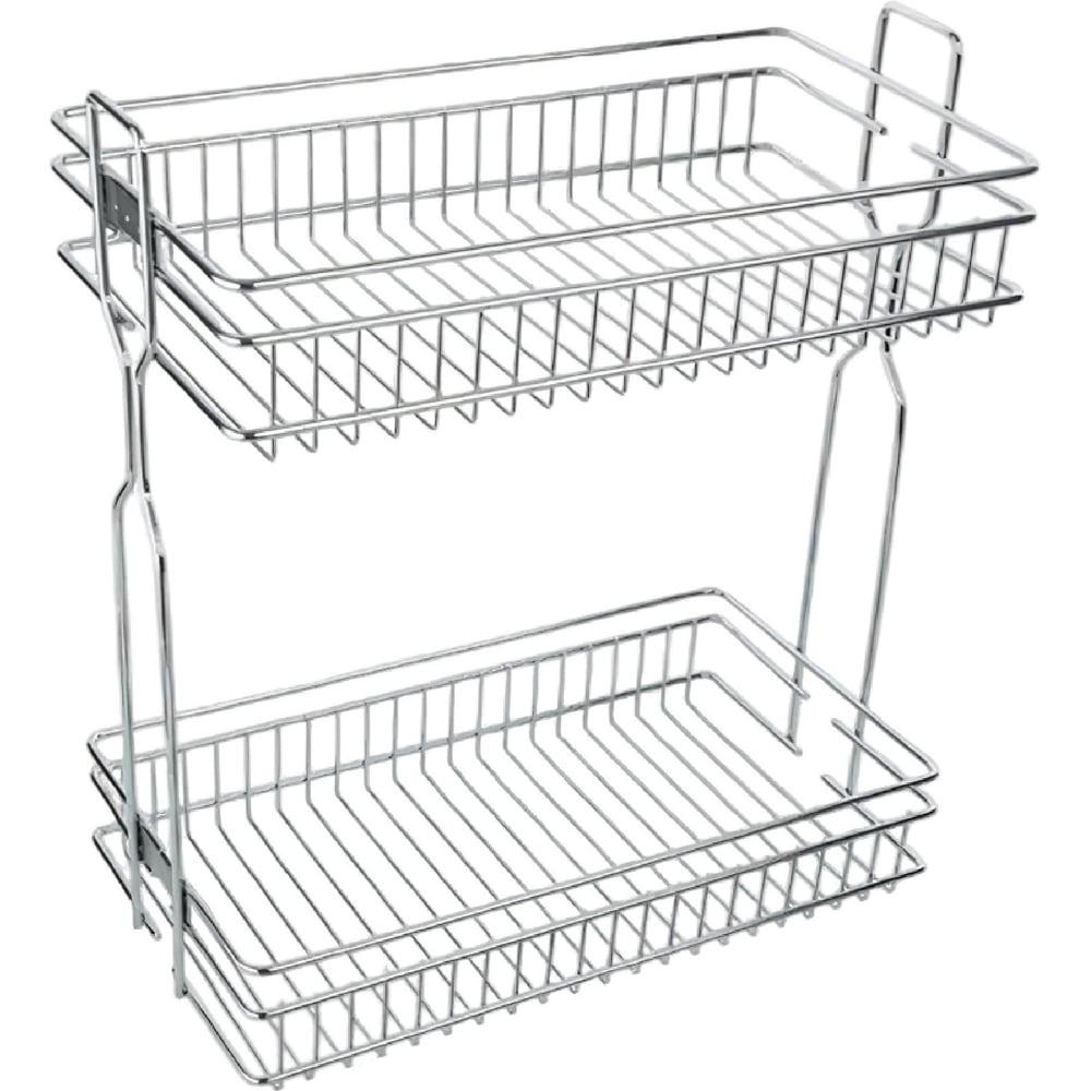 Изображение товара Бутылочница для кухни Аврора 300 правая, на скрытых направляющих с доводчиком / двухуровневая корзина 0610615
