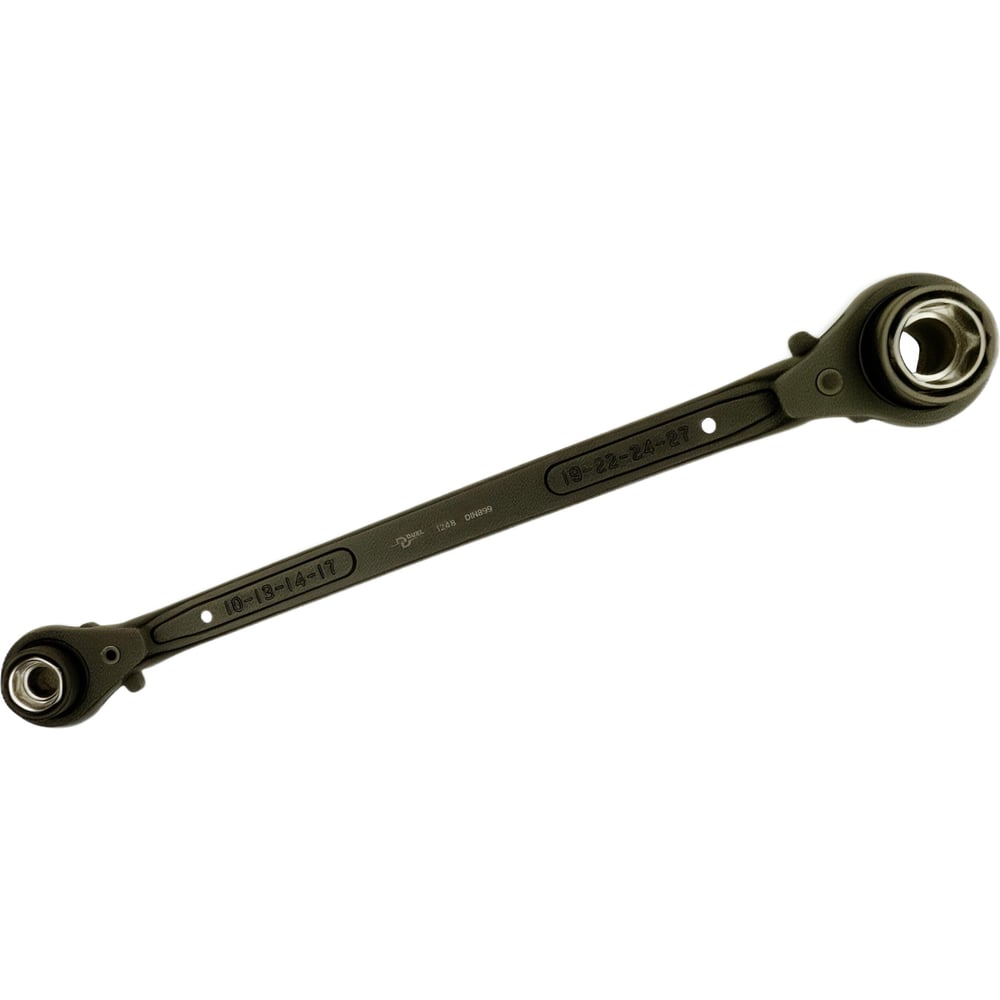 Изображение товара Ключ накидной 8 в 1 трещоточный с реверсом DUEL 10-27 мм, длина 340 мм, 12481027 Изображение товара Ключ накидной 8 в 1 трещоточный с реверсом DUEL 10-27 мм, длина 340 мм, 12481027