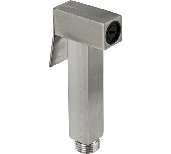 Изображение товара Лейка гигиеническая для биде GFmark, квадратная, из нержавеющей стали, в блистере, цвет сатин 6136