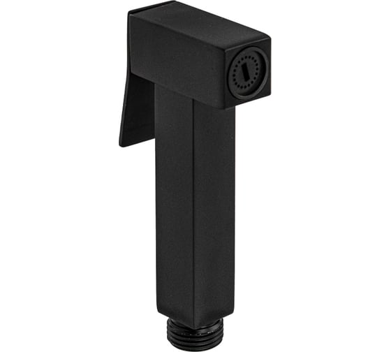 Изображение товара Лейка гигиеническая для биде GFmark, квадратная, из нержавеющей стали, в блистере, черный 6137