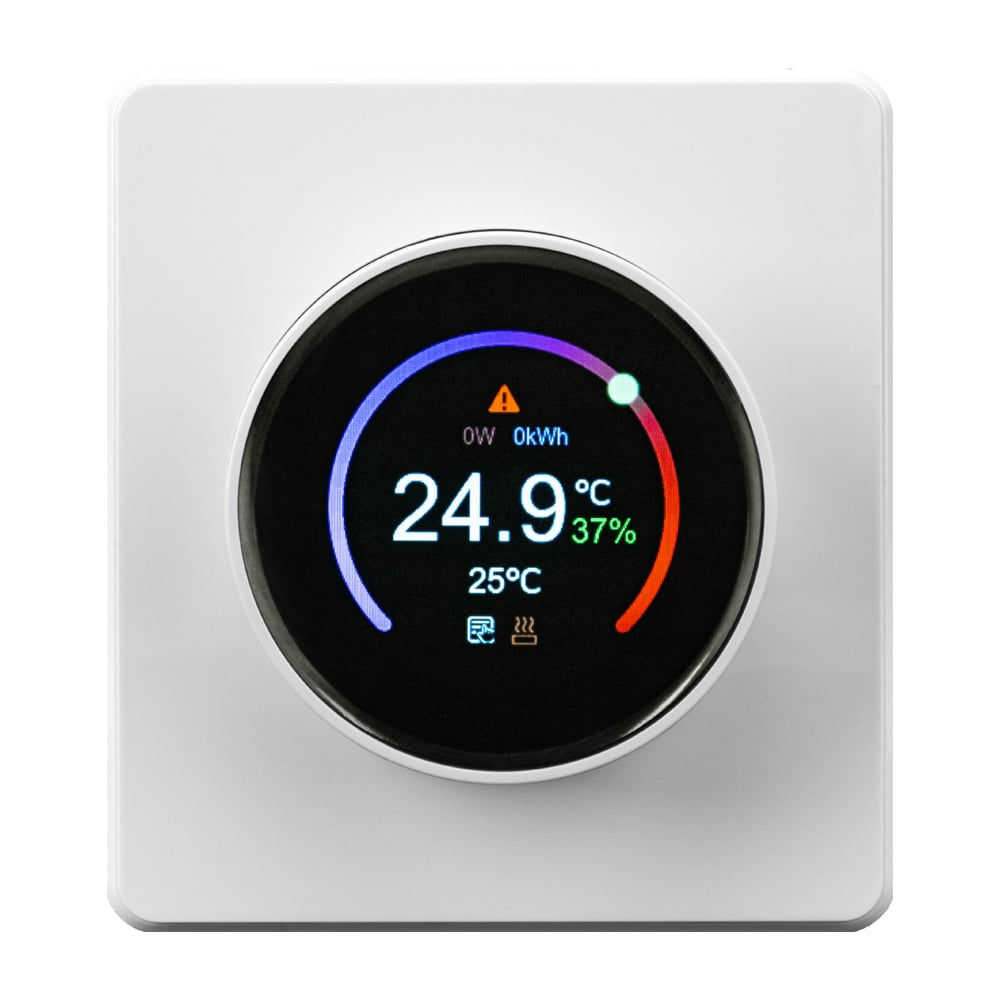 Изображение товара Терморегулятор KRANZ ROUND Wi-Fi с/у перламутр KR-78-0728-1