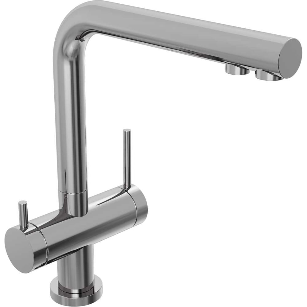 Изображение товара Смеситель для кухни Abelsberg Pura c возможностью подключения фильтра для воды, цвет глянцевый хром UVF70929CH
