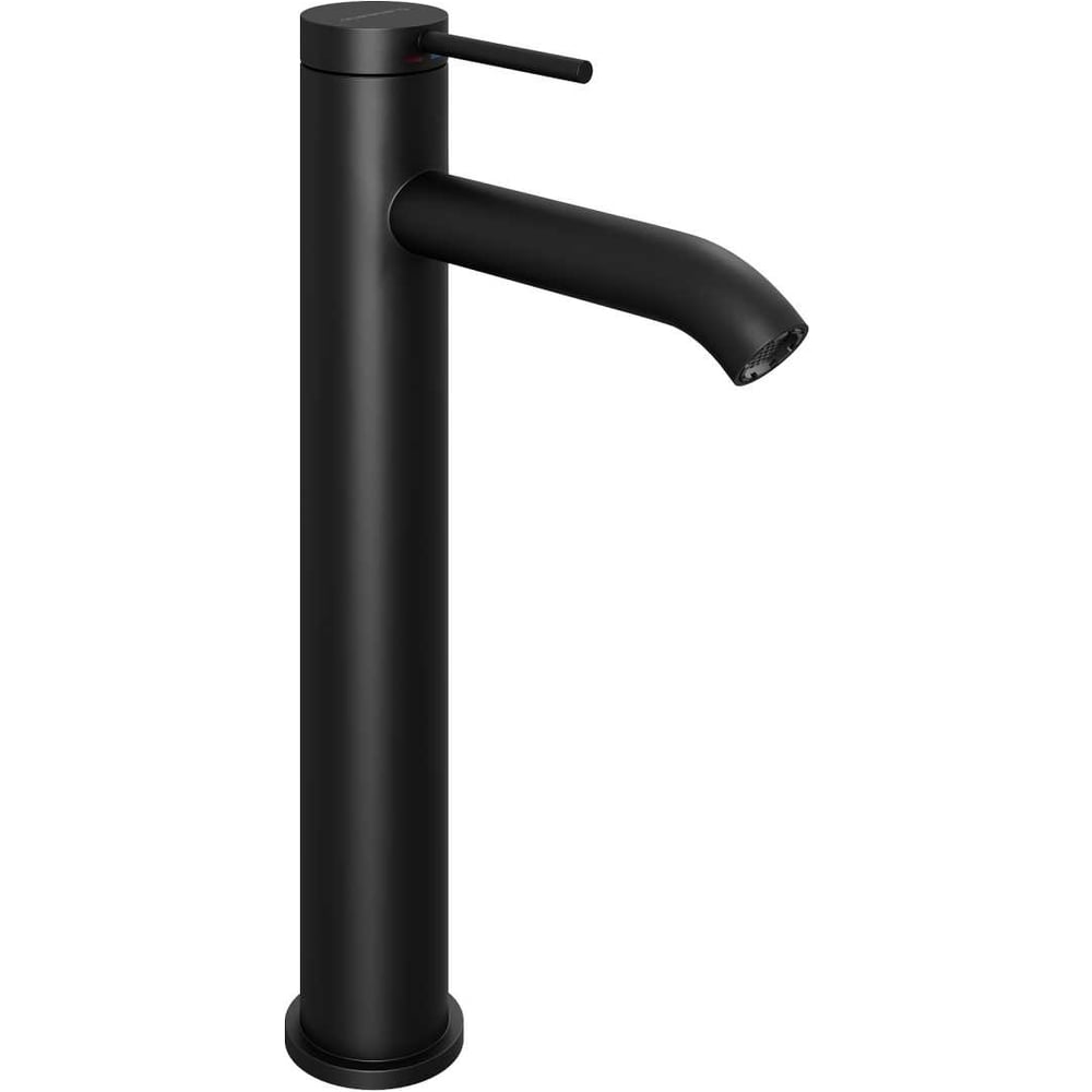 Изображение товара Смеситель для раковины Abelsberg Fluida высокий, вулканический черный ERF22003MB