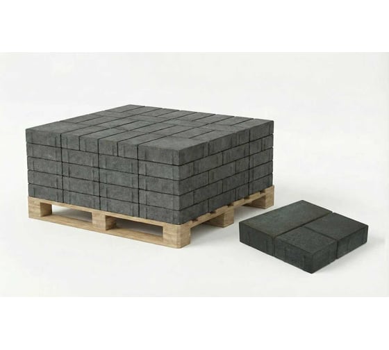 Изображение товара Тротуарная плитка ЯЗСМ Новый Город 260/160/100х160х60 (серая) (11,52 м2) 254 м2 4640013521916