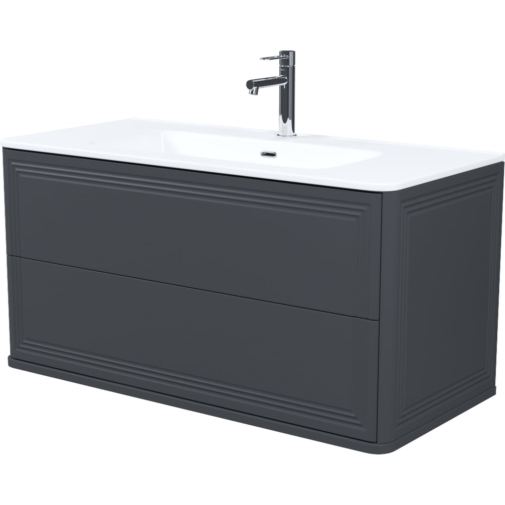 Изображение товара Подвесная тумба с умывальником IDDIS Oxford Neo 100 см для стильной ванной