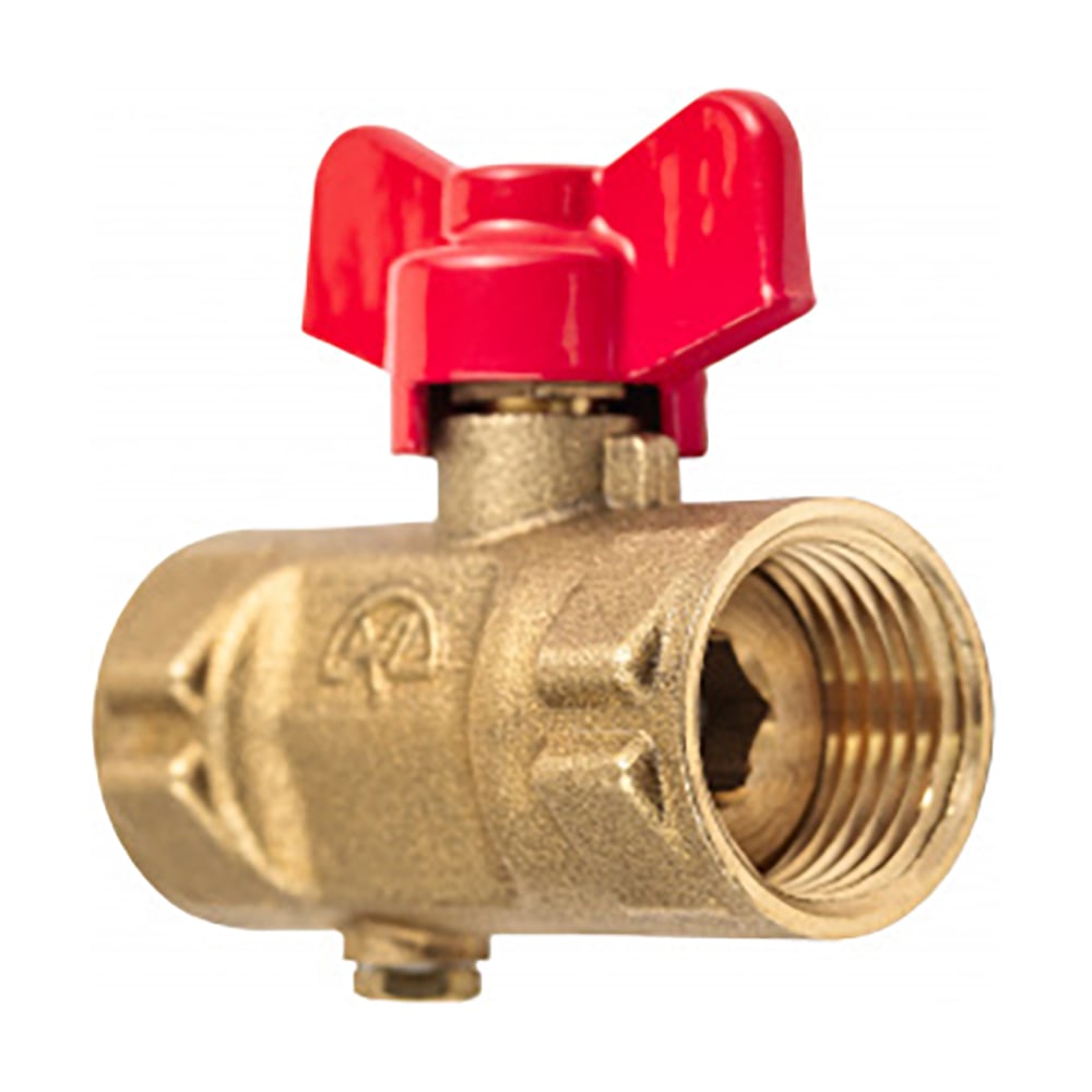 Изображение товара Кран шаровый Физтех 11б27п(м)1 Трёхходовой для манометра, PN16, Ду15