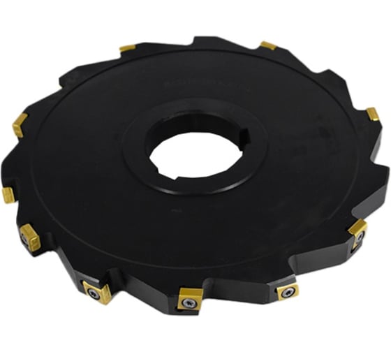 Изображение товара Фреза трехсторонняя Русский Инструмент 200х16х50 с механическим креплением тангенциально расположенных 4гр пл-н CNHQ 1005 Z=14 (2х7) AS390-200.16.07.D50 NOX ri.181.247