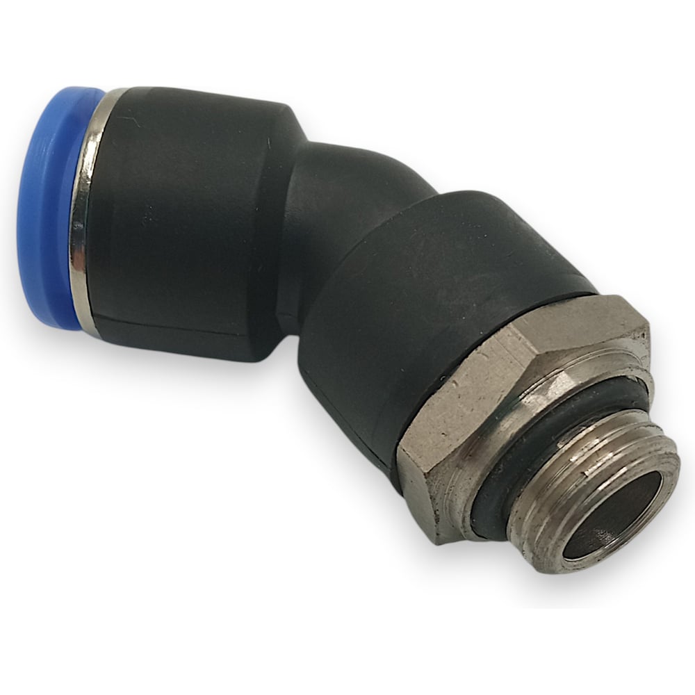 Изображение товара Фитинг цанговый угловой Контактная Механика 45,трубка 12мм, G1/4 KPL45 12-02G