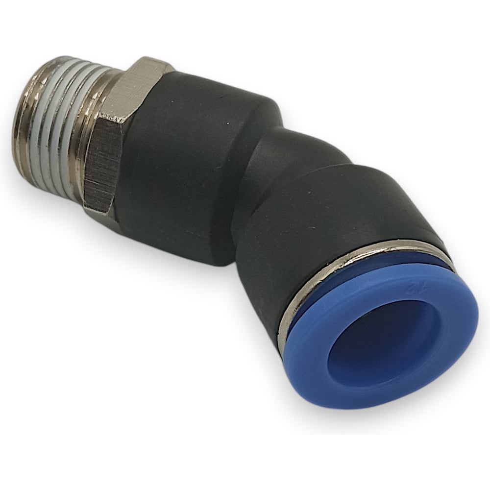 Изображение товара Фитинг угловой Контактная Механика KPL45 12-03 3/8M-12 мм