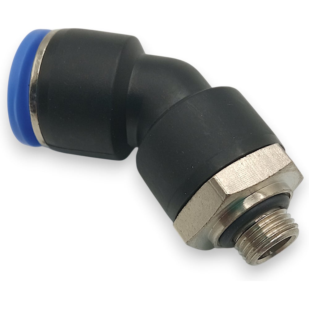 Изображение товара Фитинг цанговый угловой Контактная Механика 45,трубка 12мм, G1/8 KPL45 12-01G