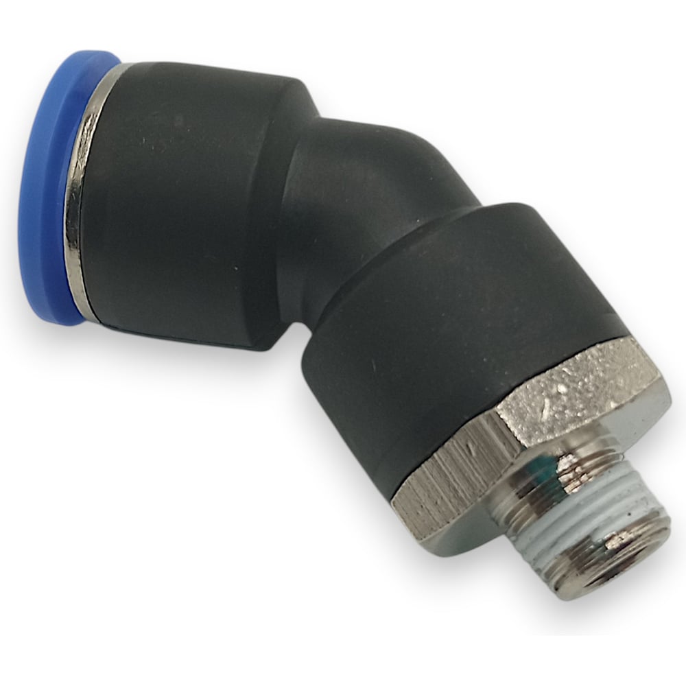 Изображение товара Фитинг цанговый угловой Контактная Механика 45,трубка 12мм, 1/8 KPL45 12-01 Изображение товара Фитинг цанговый угловой Контактная Механика 45,трубка 12мм, 1/8 KPL45 12-01