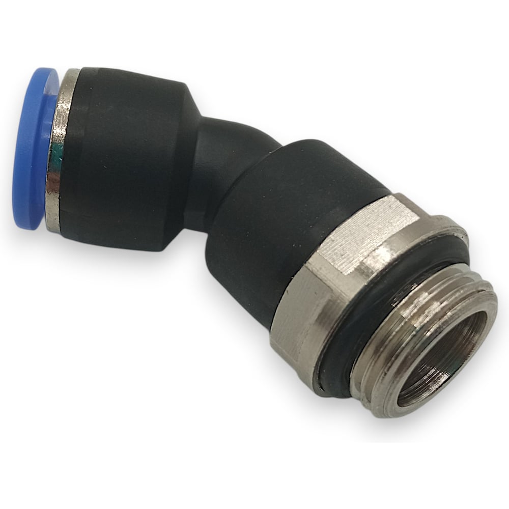 Изображение товара Фитинг цанговый угловой Контактная Механика 45,трубка 10мм, G3/8 KPL45 10-03G