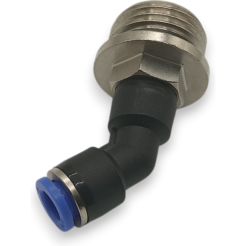 Изображение товара Фитинг цанговый угловой Контактная Механика 45,трубка 6мм, G1/2 KPL45 06-04G