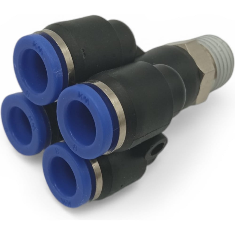 Изображение товара Фитинг четверик Контактная Механика 8 мм, 1/4 для трубок и систем