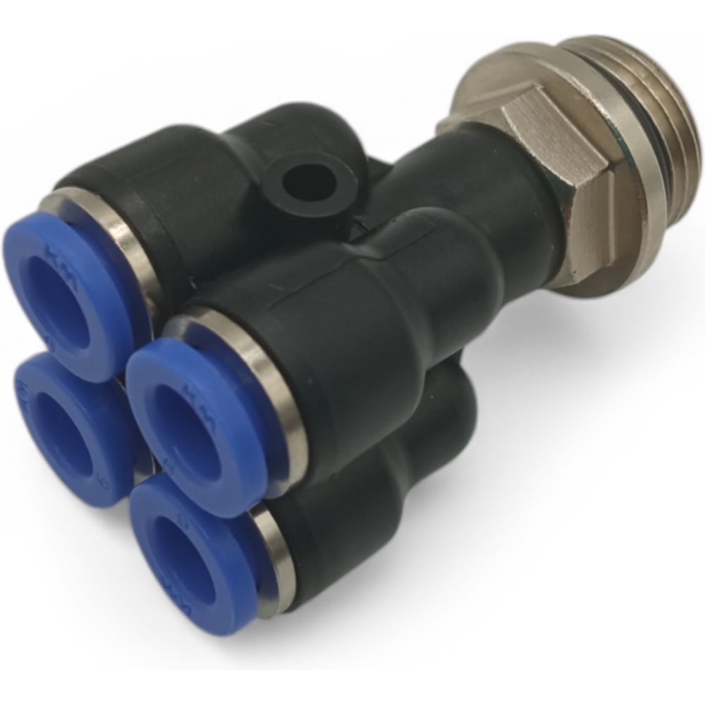 Изображение товара Фитинг четверик Контактная Механика трубка 6мм, G3/8 KFPXT06-03G