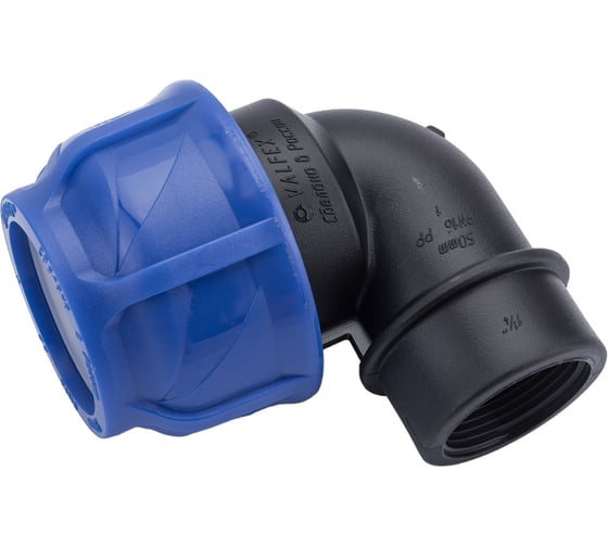 Изображение товара Компрессионный отвод VALFEX ПНД, с внутренней резьбой, 50x1 1/4" 1210012350114