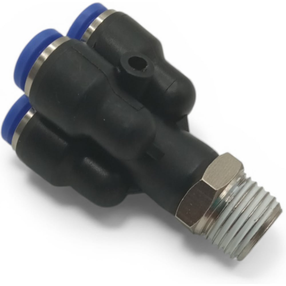 Изображение товара Фитинг четверик Контактная Механика 6 мм, 1/4М с 4 выходами