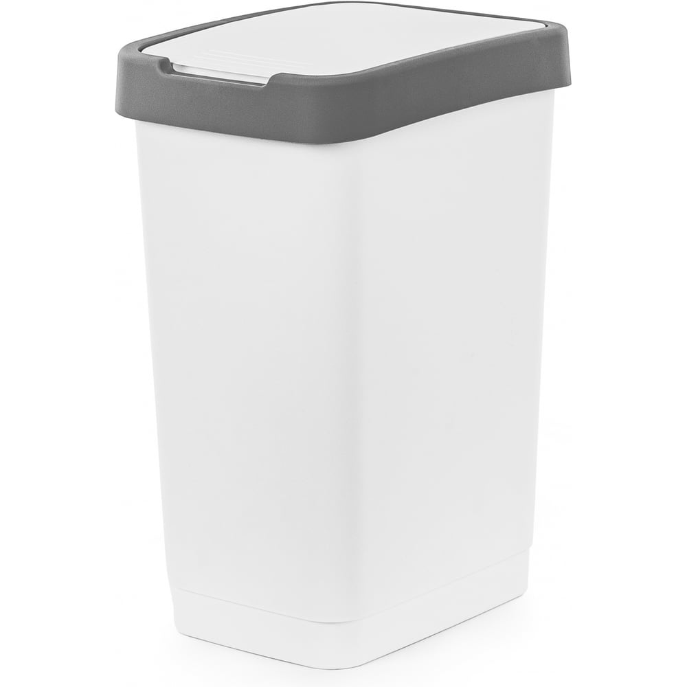 Изображение товара Контейнер для мусора ЗПИ Альтернатива 25л белый