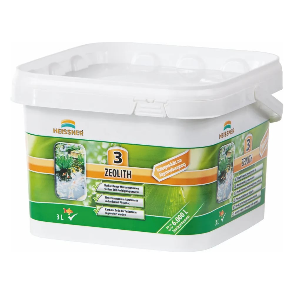 Изображение товара Фильтрующий материал-наполнитель для пруда Цеолит Heissner Zeolith 3кг F110-00