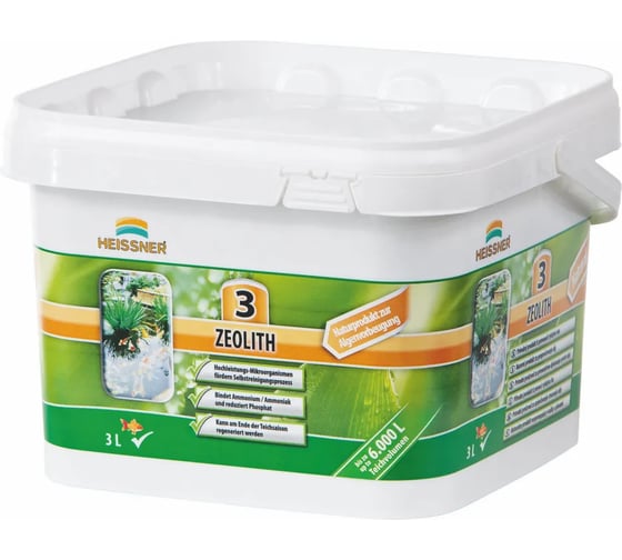 Изображение товара Фильтрующий материал-наполнитель для пруда Цеолит Heissner Zeolith 3кг F110-00