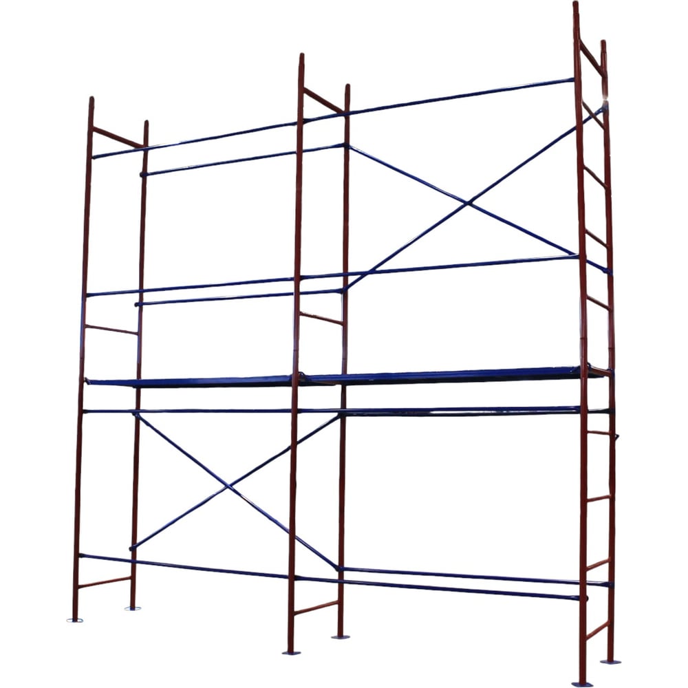 Изображение товара Комплект рамных строительных лесов с настилом ЛРСП 20 4x4 Gigant LSP-001 Изображение товара Комплект рамных строительных лесов с настилом ЛРСП 20 4x4 Gigant LSP-001