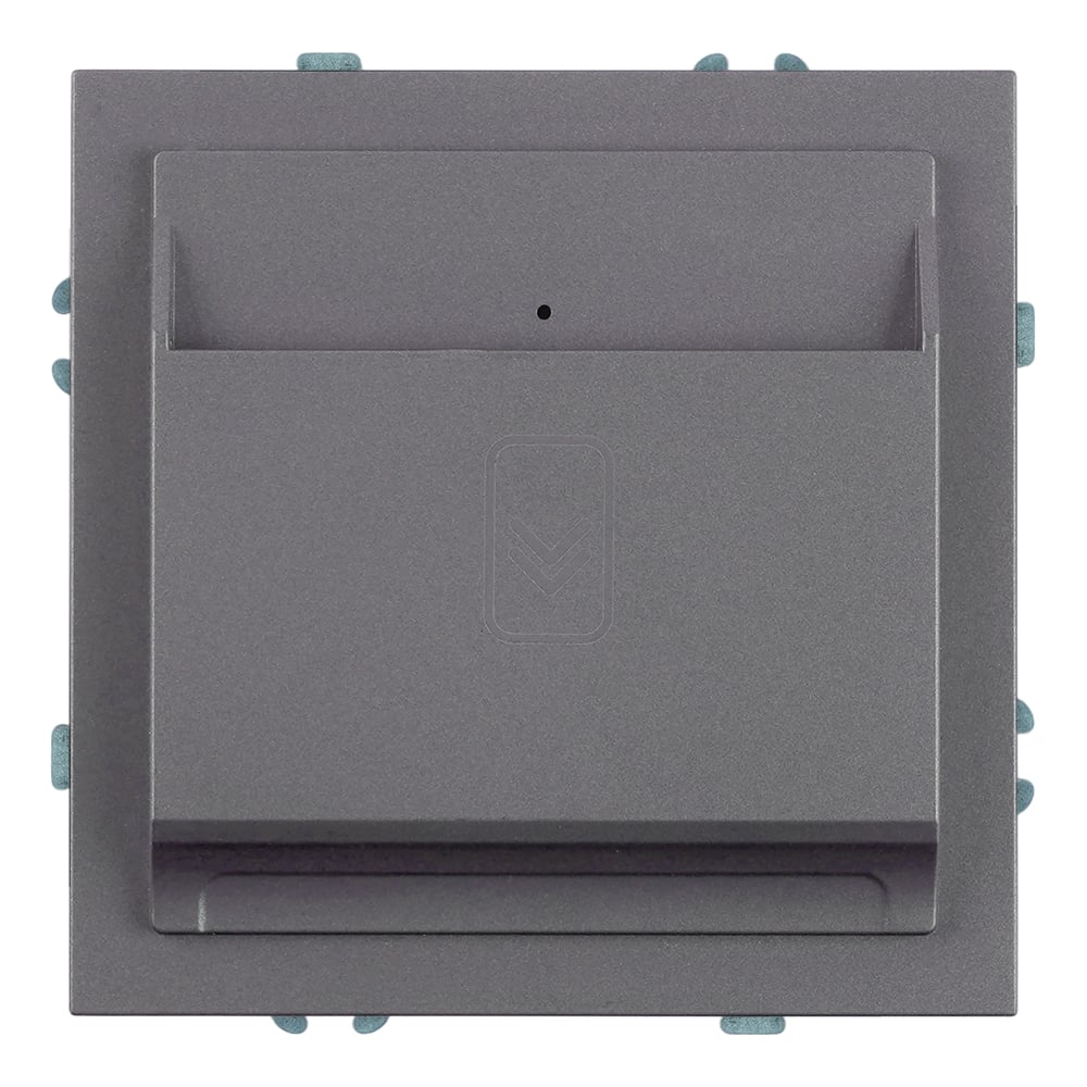 Изображение товара Выключатель карточный (механизм) STEKKER 250В, 40А, серия Эмили, RSW40-5114-10, платиново-серый, soft touch, 50699