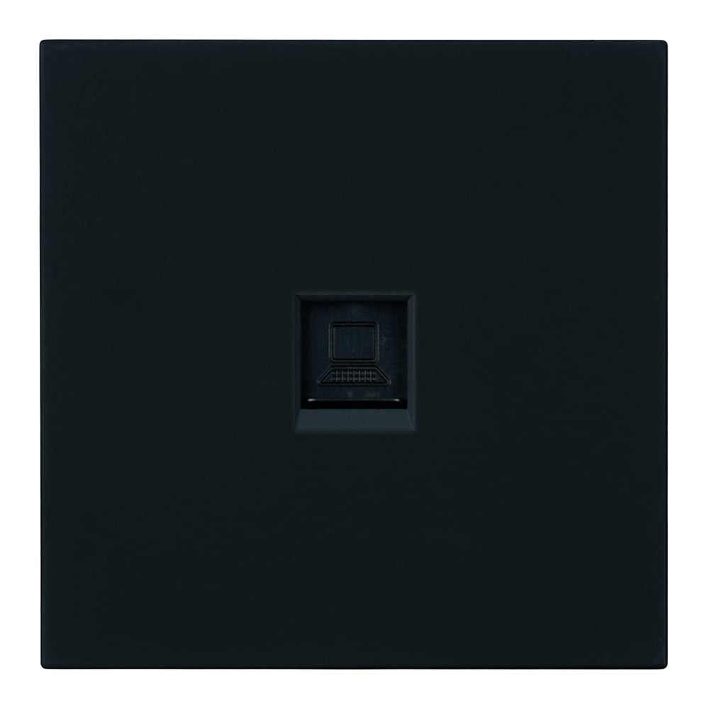 Изображение товара Розетка компьютерная STEKKER Мия RJ45 1 пост, черный бархат Изображение товара Розетка компьютерная STEKKER Мия RJ45 1 пост, черный бархат