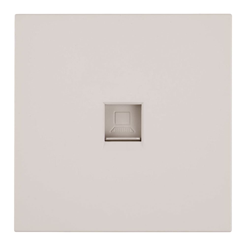 Изображение товара Розетка STEKKER Мия RJ45 1-пост  пудровый жемчуг