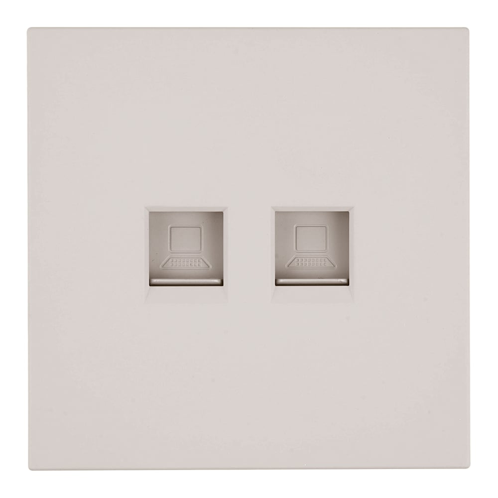 Изображение товара Розетка STEKKER Мия RST00-3111-08 2-постовая RJ45