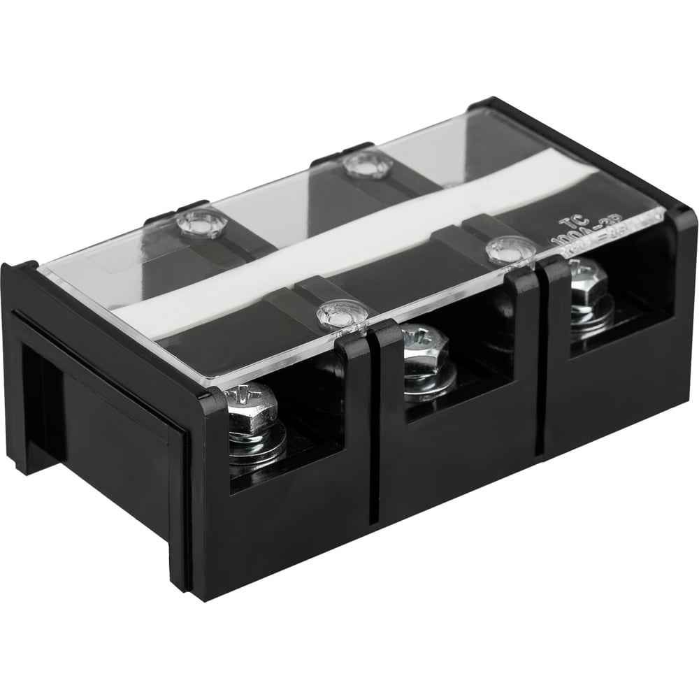 Изображение товара Блок зажимов клеммный REXANT БЗН ТС-1003 35мм2 100A 3 пары 11-2160