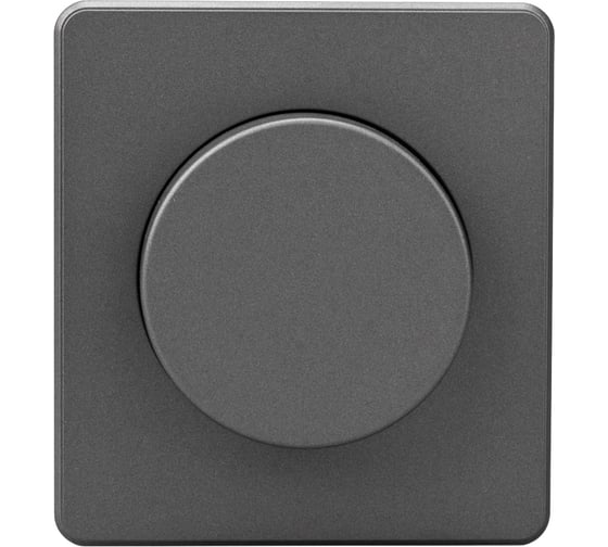 Изображение товара Светорегулятор KRANZ ROUND (диммер) 300Вт с/у титан KR-78-0732-2