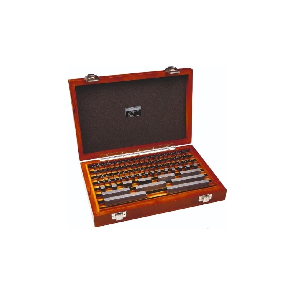 Изображение товара Набор концевых мер длины MIYAMOTOMETROLOGY ISO3650 112шт класс 2 стальные 6432-2122