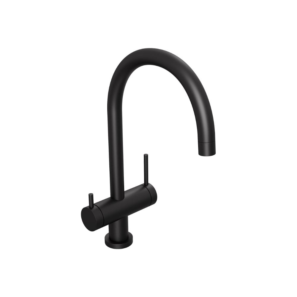 Изображение товара Смеситель Abelsberg Aera для кухни с фильтром, вулканический черный