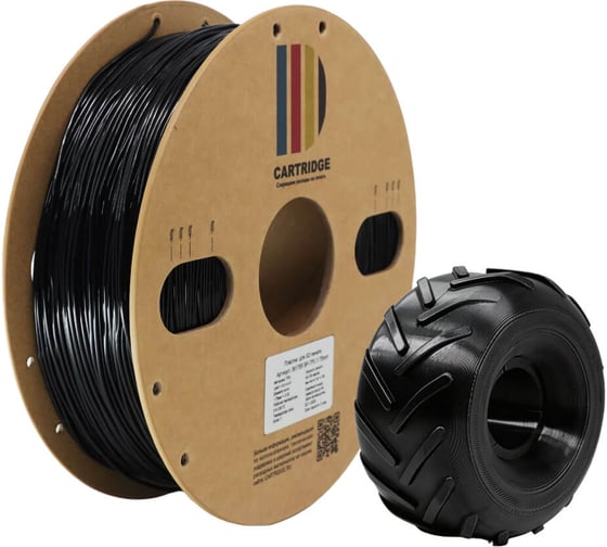 Изображение товара TPU-пластик Solution Print  для 3D-принтера, черный, CartriDge 361785