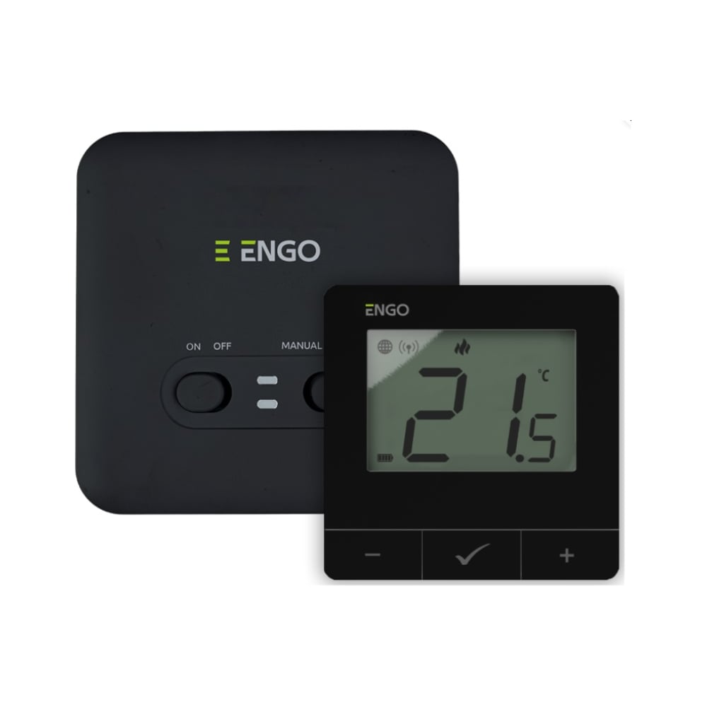 Изображение товара Терморегулятор ENGO controls беспроводной, управляемый через интернет, Wi-Fi, на батарейках, черный E20i-B Изображение товара Терморегулятор ENGO controls беспроводной, управляемый через интернет, Wi-Fi, на батарейках, черный E20i-B